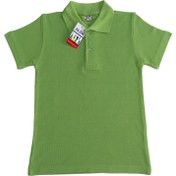 Resim Salar Ticaret Polo Yaka Tişört Alm Kısa Kol 6-16 Yaş Çocuk Fıstık Yeşili Tonaton Okul Tişört/t-Shirt 10-11 Yaş 