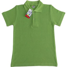 Resim Salar Ticaret Polo Yaka Tişört Alm Kısa Kol 6-16 Yaş Çocuk Fıstık Yeşili Tonaton Okul Tişört/t-Shirt 10-11 Yaş 