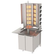 Resim Atalay ADG-10-D-S Döner Makineleri Duvara Monte Gazlı Hareketli Alt Arabalı Sabit - 5x2 Radyanlı 