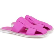 Resim Desa Kadın Pembe Deri Terlik 