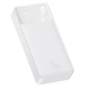 Resim Baseus Dijital Led Göstergeli 20000 mAh Hızlı Şarj Powerbank Beyaz 