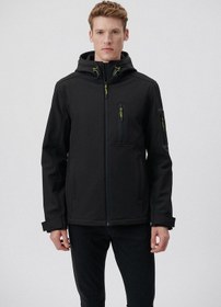 Resim Mavi - Kapüşonlu Siyah Ceket 0110264-900 Siyah 