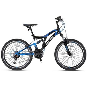 Resim Geroni Hunter Vfren 24 Jant Dağ Bisikleti Siyah-turkuaz-gri 