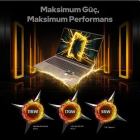 Resim Game Garaj Slayer R9T-5070 C1 R9-8945HX 32 GB 1 TB SSD RTX5070 16" Dos Dizüstü Bilgisayar 