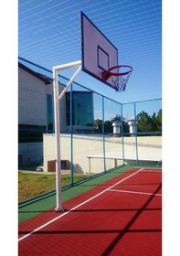 Resim Adelinspor Basketbol Potası Hidrolik Çember 105x180 2 MM Sac 
