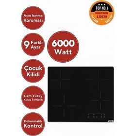 Resim AFM Tech Hira FM3301 + V6-04 + FM7701 Beyaz Dijital Ankastre Set 