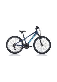 Resim Shimano Bianchi Xr24.2 Çocuk Bisikleti 24 Jant V-fren Mavi 9-13 Yaş Siyah 