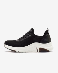 Resim Skechers Bobs Sparrow Flex - Instant Clout Kadın Siyah Spor Ayakkabı 117580 Blk 