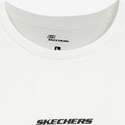 Resim Skechers Graphic Oversize Erkek Beyaz Günlük T-Shirt 