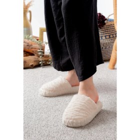 Resim Slipcat Sessiz Taban Kadın Günlük Çeyiz Terlik Kapalı Ev Terliği 