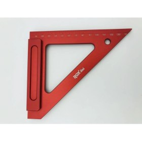 Resim Rox Wood Aluminyum Üçgen Gönye 150 Mm 