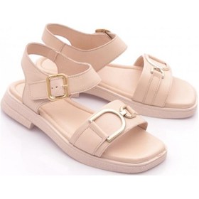 Resim Dgn 300-3656 Kadin Sandalaet Bej 