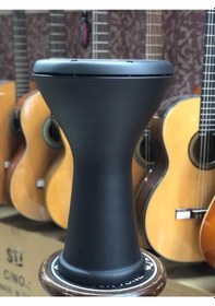 Resim Vatan Alüminyum Döküm Siyah Mat Boyalı Darbuka/çömlek 