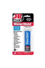 Resim JB Weld Water Weld Güçlü Suya Dayanıklı Delik Tıkayıcı Epoksi Hamur- Metal - Plastik - Yapıştırıcı 