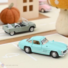 Resim 1:43 Norev 1955 Mercedes Benz 300SL Blue Jet Car 