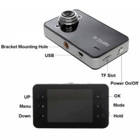 Resim Concord Full Hd 1080p 2.4" Tft Ekran Araç Kamerası Türkçe Menü Dash Gece Görüşlü G Sensör Geniş Açı 