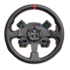 Resim W CS R2 330mm Deri Yarış Direksiyonu 