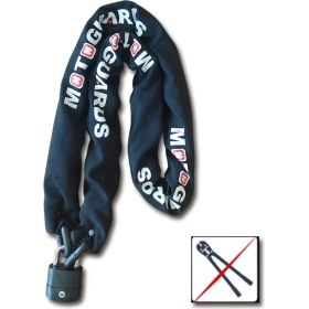 Resim Motoguards Strong Grade 13MM Kesilmez Motosiklet Zinciri + Yale kilit 
