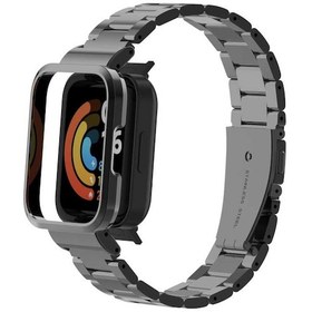 Resim Zore Xiaomi Redmi Watch Mi Watch Lite Uyumlu Krd-60 Metal Kordon-rose Gold 