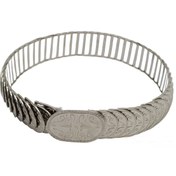 Resim Anatolia Gümüş Renk Metal Lastikli Kına Gecesi Için Kaftan ,bindallı Gelin Kemeri 