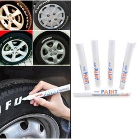 Resim PAINT Lastik Yazı Kalemi Beyaz 