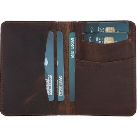 Resim Bloominbag Dalfsen Leather Card Holder Kahverengi 