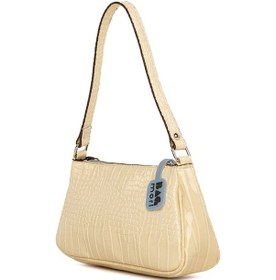 Resim Bagmori Fitilli Parlak Kroko Baget Çanta (565124249) 