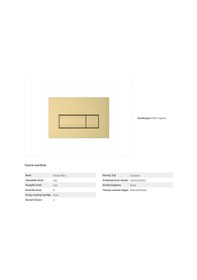 Resim Root Square Kumanda Paneli,altın 740-2324 