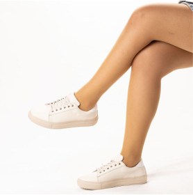 Resim TwoEgoist Kadın Hakiki Deri Günlük Spor Ayakkabı Sneakers 