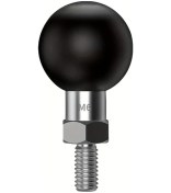 Resim Tongdashop 1 Adet Ram B Kol Başlığı İçin M6x1.0mm Vidalı Paslanmaz Çelik Siyah Küre Başlı 