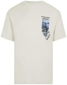 Resim OVERSIZED FIT DREAMER ERKEK TSHIRT EKRU 