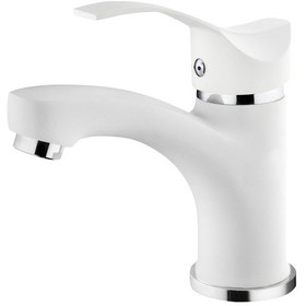 Resim Gms Akdeniz Çift Giriş Lavabo Musluk Bataryası Beyaz - Krom Akd400K 