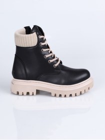 Resim Sibel E.100 Psotal Bot F.-Siyah-Bej - 31 