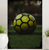 Resim Futbol Topu Ahşap Tablo 20x30cm TP0004 