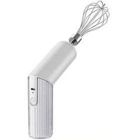 Resim Turcoshop11 Beyaz Şık Katlanır Kablosuz Çırpıcı 1200mah 2 Çırpma Teli Kamp Kullanımı Diğer 