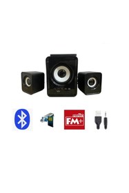 Resim Bluetooth Hoparlör 3.5mm Jack Kablolu Bilgisayar Hoparlörü Müzik 