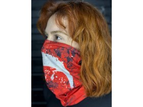 Resim Motobros Türk Bayrağı Desenli Baf Buff Bandana Boyunluk 
