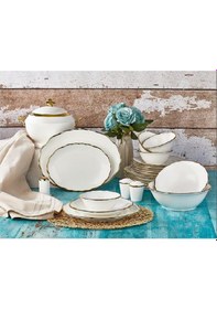 Resim Aryıldız AR40011 60 Parça Prestige Bone Porselen Yemek Takımı 