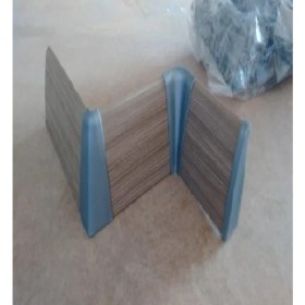 Resim Parke Süpürgeliği Pratik Montajı İçin Sağ Bitim Plastik Aparatı Beyaz (8 cm Süpürgeliğe Uygun) 8 Ad. 