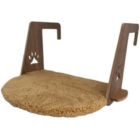 Resim Pribor Kedi Kalorifer Petek Yatağı Peluş Kolay Montaj Geçmeli Sistem Kahverengi 