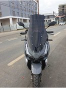 Resim Motocam Rks Veloce 150 Siperlik Ön Cam 2023 2024 Model 65cm Siyah Renkli 4mm Orta Boylu Cam 