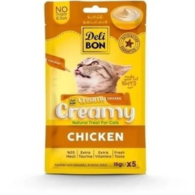 Resim Delibon Tavuklu Krema Kedi Ödülü 5'li 15 G 
