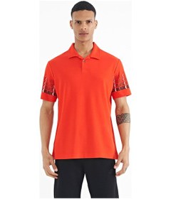 Resim Tommylife Tommy Life Fiesta Kol Baskı Detaylı Polo Yaka Standart Form Erkek T-shirt - 88240 Kirmizi 