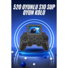Resim Die Grup 2.4 Inç Ekran 520 Oyunlu Retro Temalı Kablosuz Oyun Kolu El Atarisi 