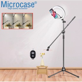 Resim 26 Cm Led Halka Işıklı Ürün Çekim Tripodu Kumandalı - Al2662 