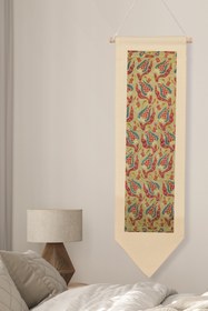 Resim William Morisse Duvar Halısı, Sanat Serisi Dekor, 100cm Kanvas Flama Askılı Duvar Örtüsü NO:711 - Renkli - 1 / 30 x 100 