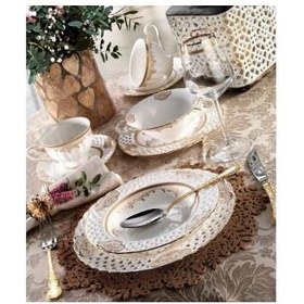 Resim Aryıldız Royal Queen Goventgarden Pors 84 Parça Yemek Takımı 30032 