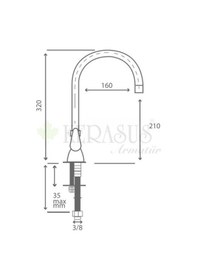Resim Kerasus Moon Serisi - Mix Kuğu Evye Bataryası 40ø 