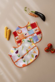 Resim Oh La La Koala For Little Ones Turuncu Biyeli 2li Sıvı Geçirmez Mama Önlüğü 6-36 AY 