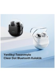 Resim SoundPEATS Clear Dot TWS Bluetooth 5.3 Kablosuz Kulaklık - Çift Mikrofonlu AI Aramada Gürültü Azaltm 